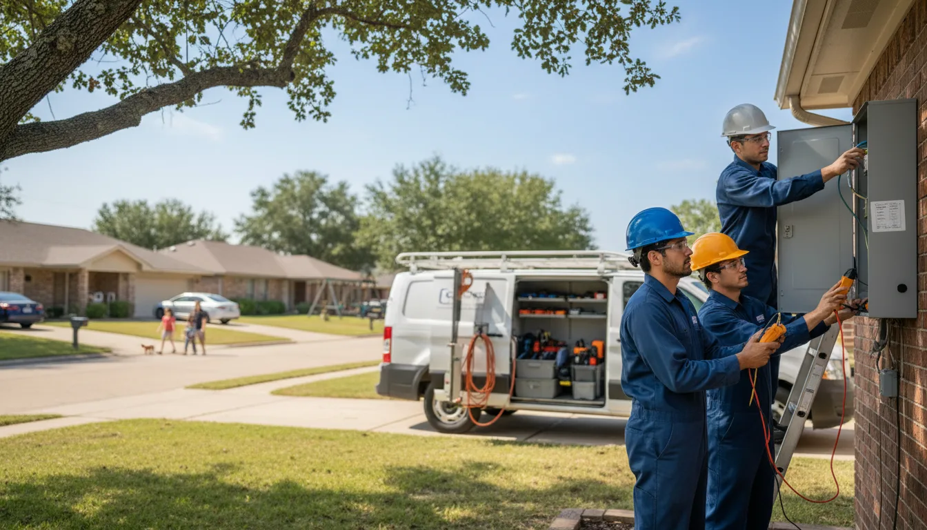 Certified electrician providing emergency electrical services in Fountain, NC